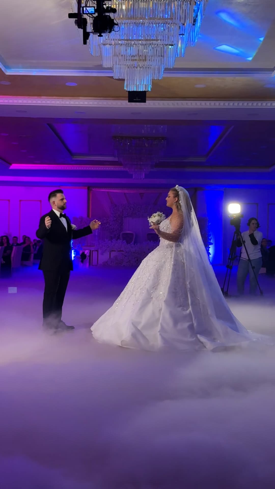 First dance beneath the chandeliers - moment 4