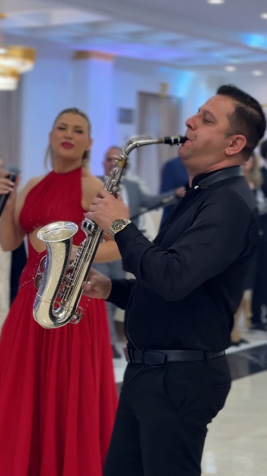 First dance beneath the chandeliers - moment 5