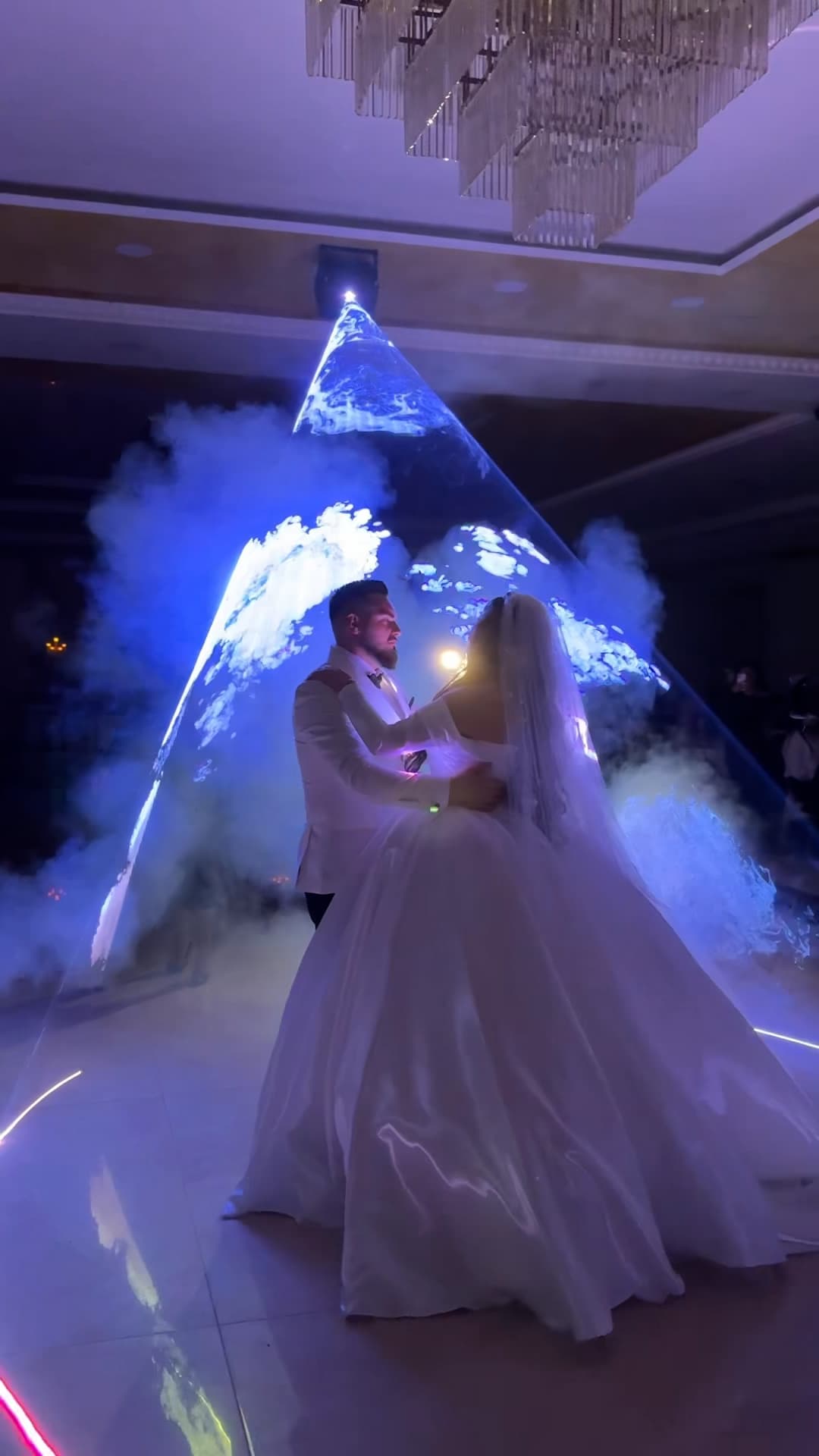 First dance beneath the chandeliers - moment 7